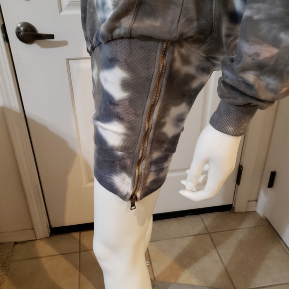 Young Fabulous & Broke Asymmetrical Tie Dye Sweatshirt Dress - Picture 3 of 9